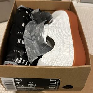 NOBULL White and Brown Athletic Shoes